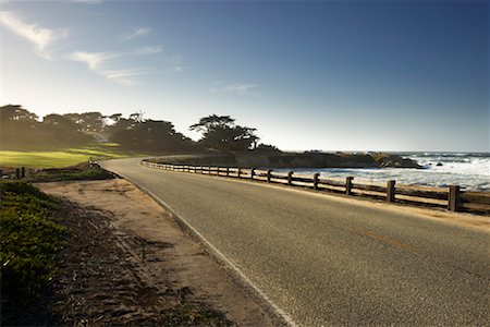 empty sky - Coastal Road, Pebble Beach, North California, USA Stock Photo - Rights-Managed, Code: 700-02046460
