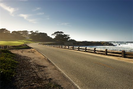 Coastal Road, Pebble Beach, North California, USA Foto de stock - Con derechos protegidos, Código: 700-02046460