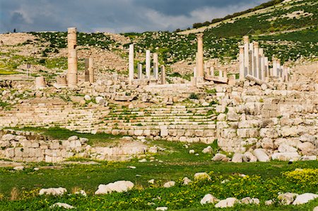 roman ruins middle east - Ruins in Pella, Jordan Stock Photo - Rights-Managed, Code: 700-02046768