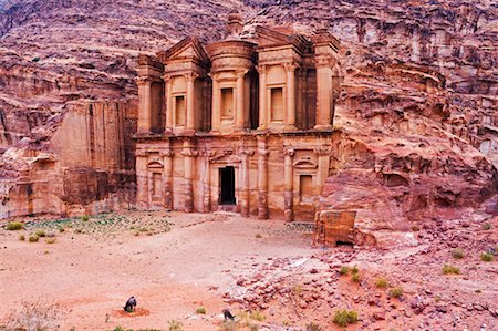 Le monastère, Petra, Arabah, Jordanie Photographie de stock - Rights-Managed, Code: 700-02046786