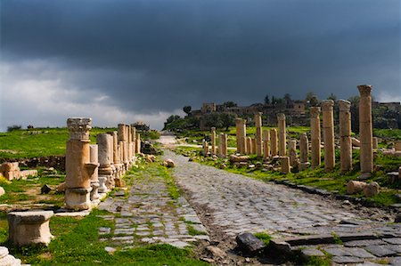 simsearch:700-02046862,k - Decumanus Maximus, Umm Qais, Jordan Foto de stock - Con derechos protegidos, Código: 700-02046864