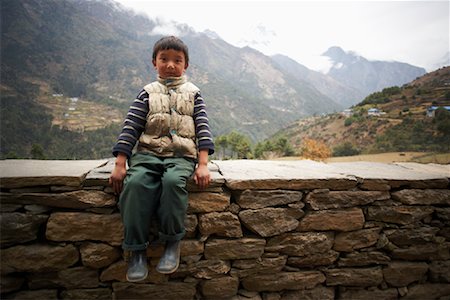 Portrait of Boy, Nepal Stock Photo - Rights-Managed, Code: 700-02047059