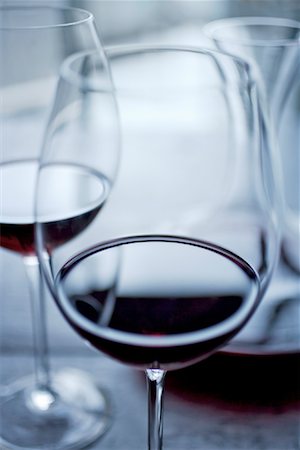 Verre de vin rouge Photographie de stock - Rights-Managed, Code: 700-02055922