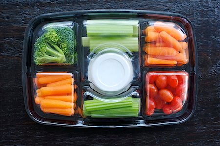 plastic container lid - Mixed Vegetable Tray Stock Photo - Rights-Managed, Code: 700-02055931