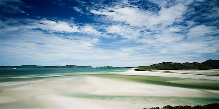 Whitehaven Beach, Whitsunday Islands, Great Barrier Reef, Australia Foto de stock - Direito Controlado, Número: 700-02056197