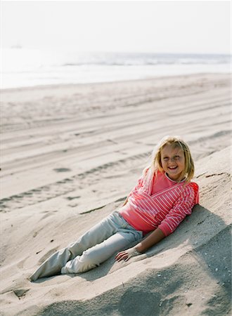 Portrait of Girl, Huntington Beach, California, USA Stock Photo - Rights-Managed, Code: 700-02063378