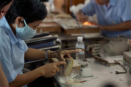 people with special needs working - Woman at Artist Center for the Disabled, Vietnam Stock Photo - Rights-Managed, Code: 700-02063607