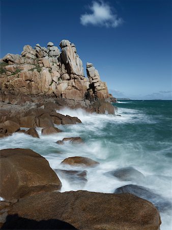 simsearch:879-09190977,k - Pink Granite Formations, Ploumanac'h, Brittany, France Stock Photo - Rights-Managed, Code: 700-02063825