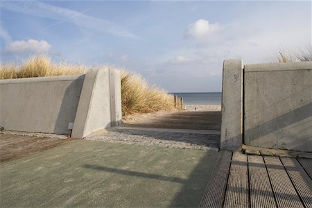 Path to Beach, Schleswig-Holstein, Germany Foto de stock - Con derechos protegidos, Código: 700-02071347
