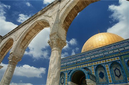 símbolo religioso - The Dome of the Rock, Temple Mount, Jerusalem, Israel Foto de stock - Con derechos protegidos, Código: 700-02080088