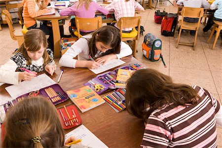 simsearch:700-01119791,k - Children in Classroom Stock Photo - Rights-Managed, Code: 700-02080297