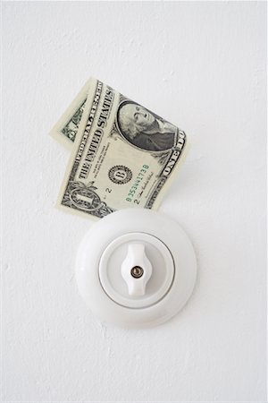 power button - Light Switch and American Dollar Stock Photo - Rights-Managed, Code: 700-02080394