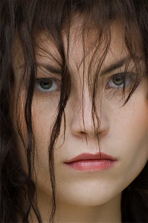 sauvage (comportement) - Portrait de femme Photographie de stock - Rights-Managed, Code: 700-02080470