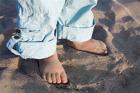 rolled up boy - Toddler's Feet in Sand Stock Photo - Rights-Managed, Code: 700-02080558