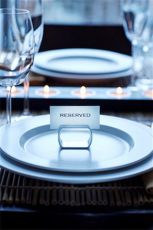 reservation - Reserved Sign Stock Photo - Rights-Managed, Code: 700-02080692