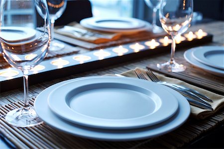 placemat nobody - Place Setting Stock Photo - Rights-Managed, Code: 700-02080693