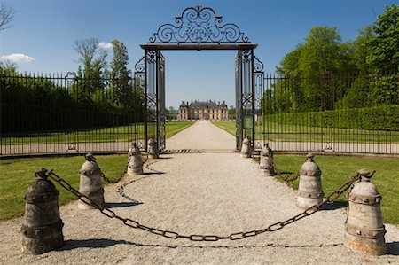 Entrance to Chateau de la Motte- Tilly, Aube, France Stock Photo - Rights-Managed, Code: 700-02082026
