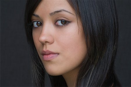 Close-up Portrait of Woman Stock Photo - Rights-Managed, Code: 700-02082073