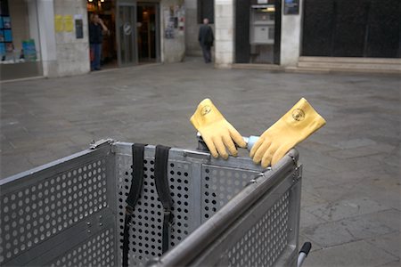 disappearing - Gloves on Cart, Venice, Italy Stock Photo - Rights-Managed, Code: 700-02129090
