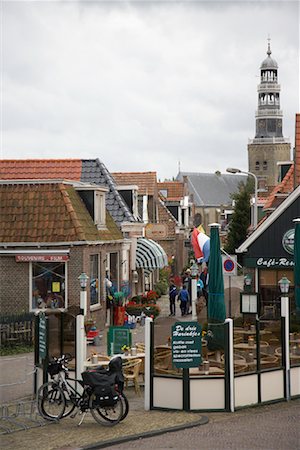 Quartier touristique, Hindeloopen, Pays-Bas Photographie de stock - Rights-Managed, Code: 700-02129126