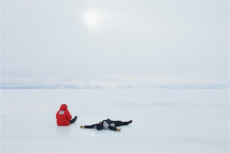 simsearch:700-00183247,k - Man and Woman on the Ross Ice Shelf, Ross Sea, Ross Island, McMurdo Sound, Ross Dependency, Antarctica Fotografie stock - Rights-Managed, Codice: 700-02121075