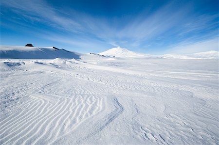 simsearch:700-02121076,k - Ross Ice Shelf and Mount Erebus, Near McMurdo Station, Ross Island McMurdo Sound, Ross Sea, Ross Dependency, Antarctica Stock Photo - Rights-Managed, Code: 700-02121081