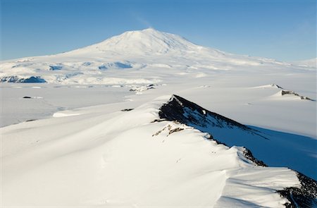 ross dependency - Ross Ice Shelf and Mount Erebus, Near McMurdo Station, Ross Island McMurdo Sound, Ross Sea, Ross Dependency, Antarctica Stock Photo - Rights-Managed, Code: 700-02121083