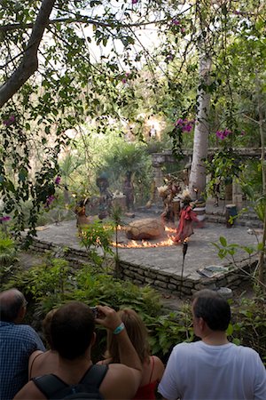 smoke stage - Prehistoric Mayan Harvest Ceremony, Mexico Stock Photo - Rights-Managed, Code: 700-02121239