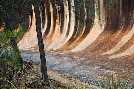 streak - Wave Rock, Hyden, Western Australia, Australia Stock Photo - Rights-Managed, Code: 700-02121603