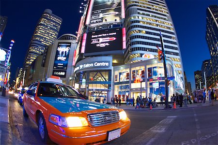 Eaton Centre at Dusk, Toronto, Ontario, Canada Stock Photo - Rights-Managed, Code: 700-02121672