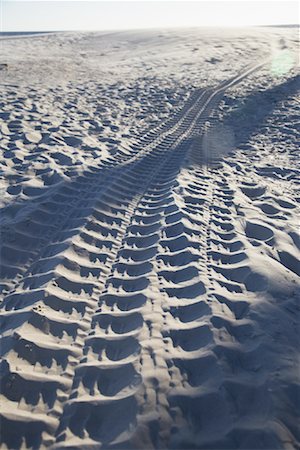 Tire Tracks on Beach, St Peter-Ording, Nordfriesland, Schleswig-Holstein, Germany Stock Photo - Rights-Managed, Code: 700-02130508