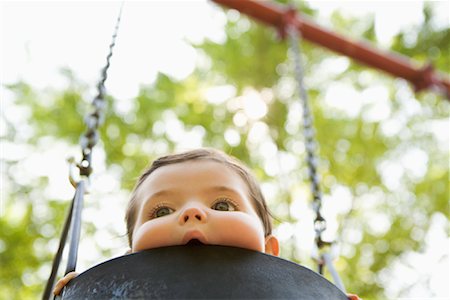 Bébé en Swing Photographie de stock - Rights-Managed, Code: 700-02156606