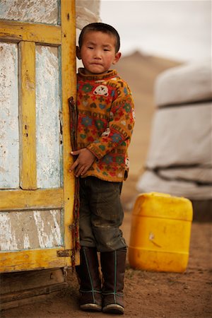 Portrait of Boy, Ulaanbaator, Mongolia Stock Photo - Rights-Managed, Code: 700-02156723