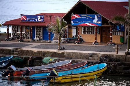 simsearch:862-03352248,k - Boats by Scuba Stores, Hanga Roa, Easter Island, Chile Stock Photo - Rights-Managed, Code: 700-02156858