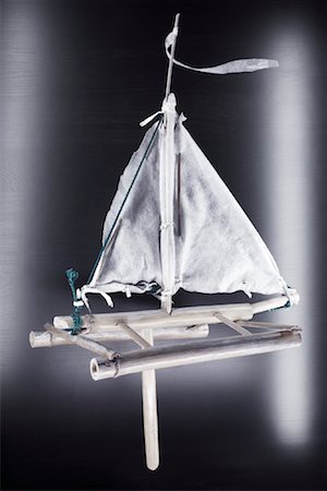 sail (fabric for transmitting wind) - Model Sailboat Stock Photo - Rights-Managed, Code: 700-02159119
