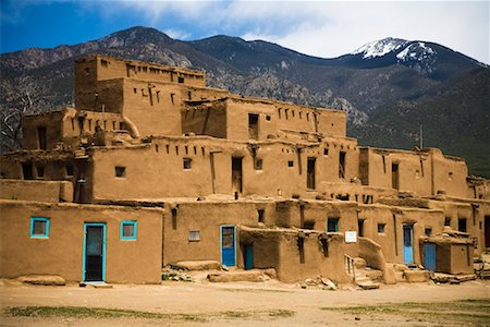 Taos Pueblo, Taos, New Mexico, USA Stock Photo - Rights-Managed, Code: 700-02175691
