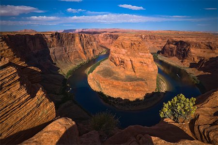 río colorado - Horseshoe Bend, Page, Arizona, USA Foto de stock - Con derechos protegidos, Código: 700-02175744