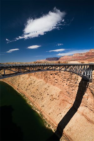 Navajo Bridge over Colorado River Arizona, USA Stock Photo - Rights-Managed, Code: 700-02175747