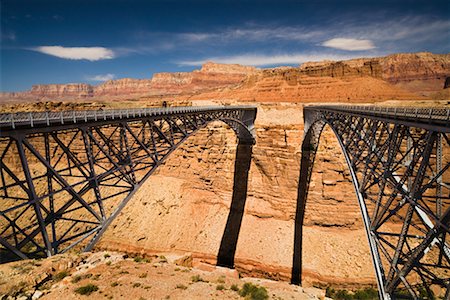 fleuve colorado - Navajo Bridge Colorado River Arizona, Etats-Unis Photographie de stock - Rights-Managed, Code: 700-02175749