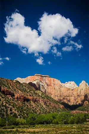 parque nacional zion - Towers of the Virgin, Zion National Park, Utah, USA Foto de stock - Con derechos protegidos, Código: 700-02175754