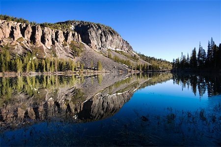 Twin Lakes près de Mammoth Lakes, Californie, USA Photographie de stock - Rights-Managed, Code: 700-02175839