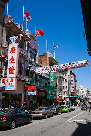 streets and buildings of california - Chinatown, San Francisco, California, USA Stock Photo - Rights-Managed, Code: 700-02175861