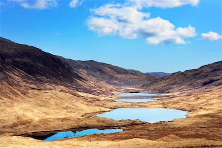 Lochs in Mountains, Isle of Mull, Inner Hebrides, Scotland Stock Photo - Rights-Managed, Code: 700-02193894