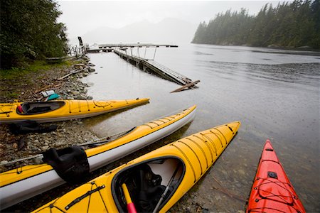 Sea Kayaks, Nootka Sound, British Columbia, Canada Stock Photo - Rights-Managed, Code: 700-02200367