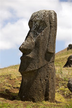Moai, Rano Raraku, Easter Island, Chile Stock Photo - Rights-Managed, Code: 700-02217100