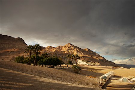 desert cloudy - Mountains and Beach, Dead Sea, Israel Foto de stock - Con derechos protegidos, Código: 700-02217494