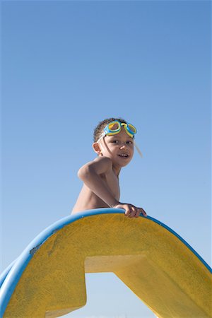 Boy on Slide Stock Photo - Rights-Managed, Code: 700-02244927