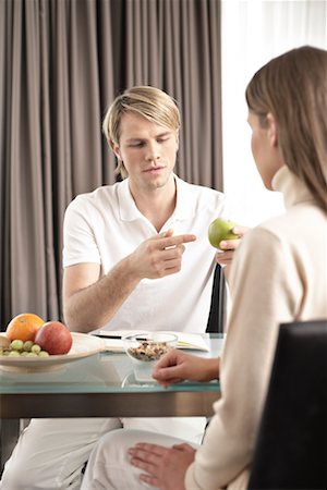 doctor speaking to young patient - Nutritionist With Client Stock Photo - Rights-Managed, Code: 700-02244974