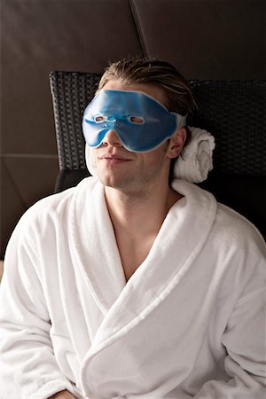 Man Wearing Eye Mask Stock Photo - Rights-Managed, Code: 700-02245005