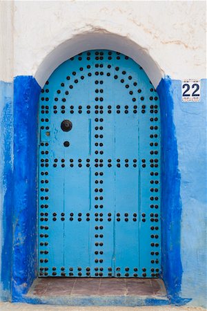 Door to Building, Morocco Foto de stock - Con derechos protegidos, Código: 700-02245134